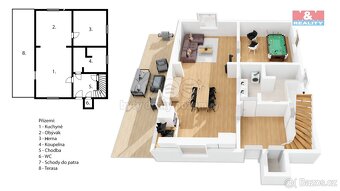 Prodej rekreačního domu 140 m², pozemek 3169 m², Lampertice - 12