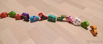 Sada dřevěných hraček a her Vilac vaření zvířátka hodiny - 12