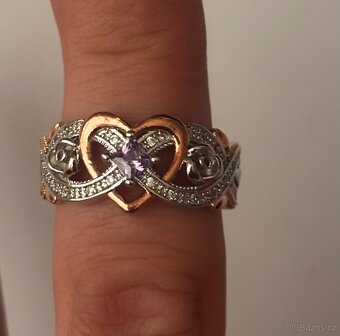 Nové stříbrné prstýnky punc 925 - 12