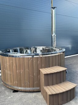 Koupací sud kulatý Pearl 225cm s hydromasážním systémem - 12