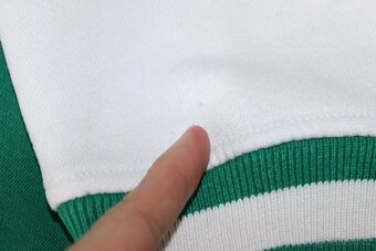 Zeleno-bílá College mikina ZARA vel. 152 - 12