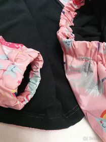 Nový nepromokavý termo set Jednorožci, vel.92/98 - 12