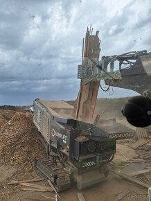Drtička suti, betonu, bio odpadu, drtič dřeva, drcení pařezů - 12