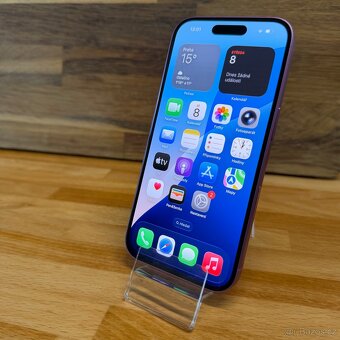 IPhone 16 128GB, růžový, 100% baterie, eSIM (rok záruka) - 12