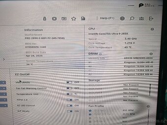Nový herní RTX 5080; Ultra 9 285K, 64GB RAM, 4TB SSD ZÁRUKA - 12