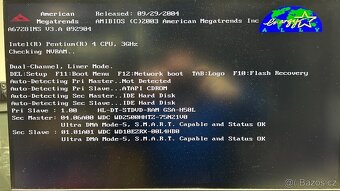Historické Pentium 4@3.0GHz HT, 2GB RAM, 2x rychlé HDD - 12