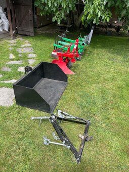 Malotraktor KUBOTA tříválec, nové pneu, příslušenství - 12