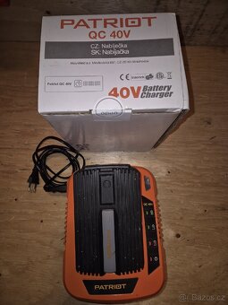 Patriot - nabíjecí stanice QC 40V a baterie BT20
40V
 - 12