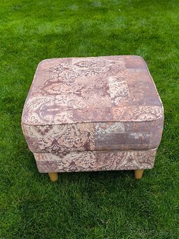 Prodám křeslo Ušák WANGI + Taburet - 12