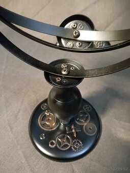 STEAMPUNK RECYCLE ART - PATINOVANÝ KOV - HODINY, ZRCADLA - 12