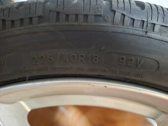 Alu kola R18 5x108 Dezent + zimní pneu 225/40/18 - 12