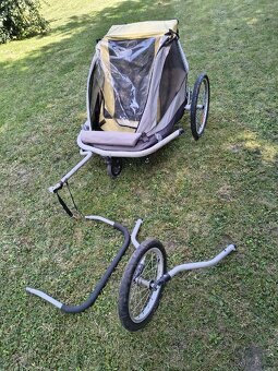 Vozík za kolo pro až 2 děti - 12