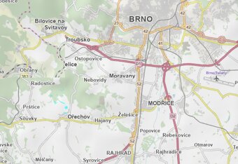 Prodej podílu 1/2 lesa 9 147 m², Ořechov - 12