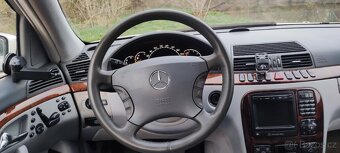 MB S400CDI 2001 naj. 350tis, SZ, max výbava, plně pojízdný - 12