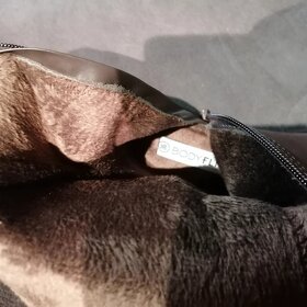 Krásné vyteplené kožené kozačky vel.36 - 12