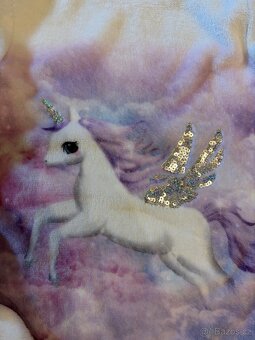 Balík oblečení pro holčičku 134-140, kusů 19ks, bunda next - 12