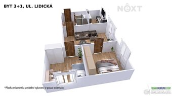 Pronájem byt 3+1, 68㎡ - 12