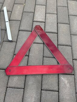 Výstražný trojúhelník retro - 12