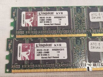 Velká sada RAM pamětí (DDR3, DDR2, DDR1) - 12