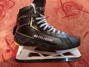 Brankářské brusle Bauer PRO, vel.6.5 (délka) a Fit 1 (šířka) - 12