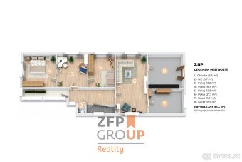 Řadový rodinný dům 5+1 k rekonstrukci, ulice Šraňky, Velké O - 12