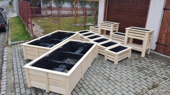 TRUHLÍKY, vyvýšené záhony... různé rozměry, design... - 12
