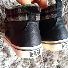 Dámské pánské teplé podzimní boty Fila unisex tenisky - 12