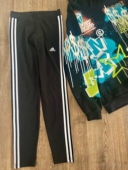Dívčí oblečení 146/158 mikiny, legíny Adidas, Nike. - 12