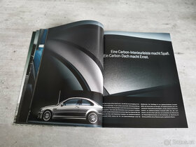 Prospekt BMW M3/M3 CSL E46, 100 stran německy 2003 - 12