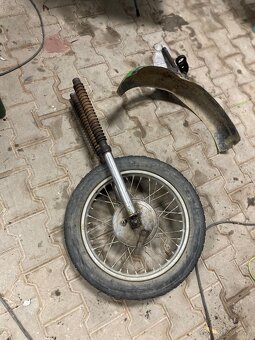 Vrak upravené ČZ + motor jawa 250. - 12