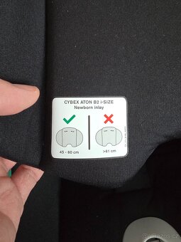 CYBEX Aton B2 i-Size + základna ISOFIX + adaptéry a houpadlo - 12