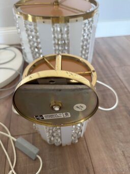 Luxusní vintage světelný set – Jablonecké sklárny, Nový Bydž - 12