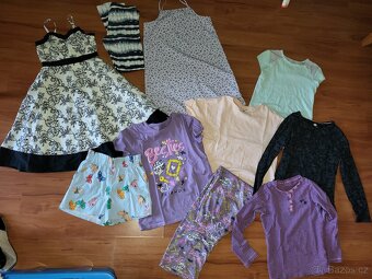 Set 50ks obleceni na holku vel.140,146,152 - 12