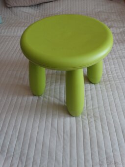 Dětský zeleno bílý psací stůl IKEA - 12