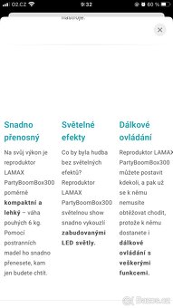Reproduktor LAMAX PartyBoomBox 300 - 12