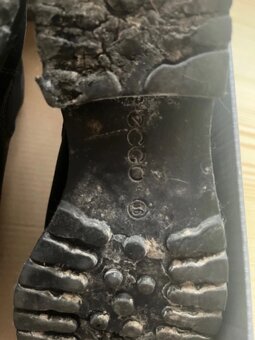 Dámská kožená kotníková obuv Ecco - 12