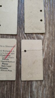 Kleště a jízdenky ČSD - 12