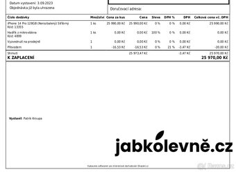 📱 iPhone 14 Pro 128 GB – stříbrný (bez škrábnutí, top stav) - 12