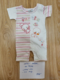 dětské oblečení  body a trika 74/80 - 12