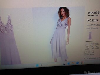 Krásné společenské šaty 40/42 - 12