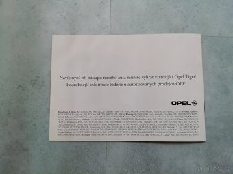 Opel Tigra - prospekt a ceníky - doprava v ceně - 12