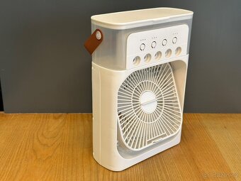 Stolní větrák ventilátor s možností chladivé vodní mlhy NOVÝ - 12
