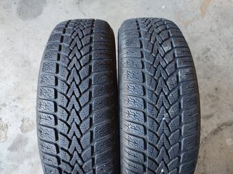 175/65 R15 - ZIMNÍ PNEU 6-7mm - zn.DUNLOP - 2 KUSY - 12