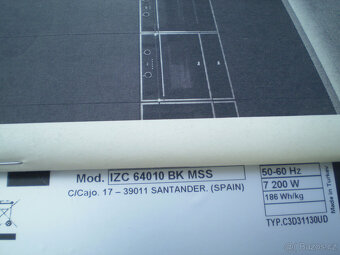 Indukční varná deska Teka IZC 64010 MSS BK - 12