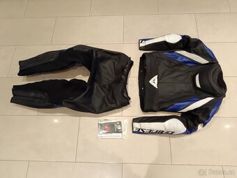 Dainese Avro 4-Pánská Dámská kožená moto kombinéza, dvoudíl - 12