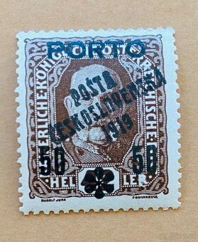 Poštovní zmámky ČSR z roku 1919 - 12