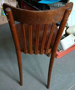 starý kuchyňský stůl židle dřevěné na chalupu chatu aj. - 12