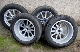 Orig alu disky na BMW se zimni pneu Michelin - 12