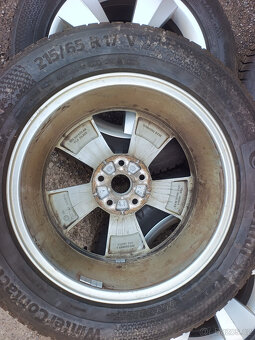 Orig. zimní alu Škoda 5x112 - Continental 215/65 R17 Kodiaq - 12