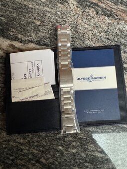 Ulysse Nardin Marine Diver, Chronometr, ocel. náramek+kaučuk - 12